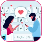 dating love sms keyboard theme android application logo